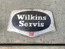 Vintage WILKINS SERVIS Washing Machine Front Badge Suits Superheat & Deluxe