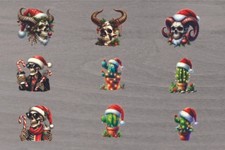 9x Mixed Christmas Cactus