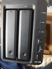 Synology DS718+  Network Attached Storage With 8Tb (2 x 4tb WD Red), NAS 