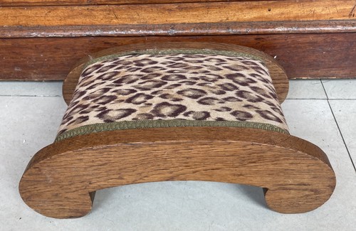 Antique upholstered leopard - upholstered,