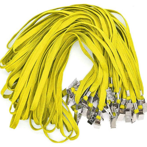 Bulk yellow neck badge - bulk,