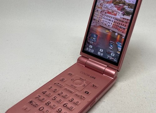 Pink japanese flip phone - pink,