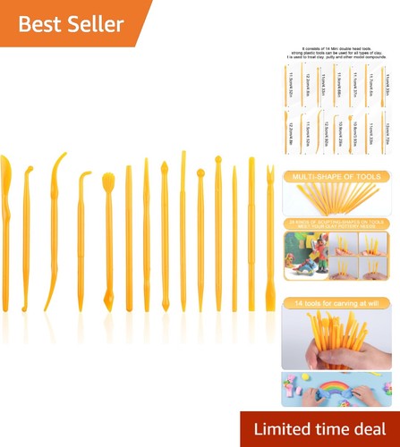 Piece polymer clay tools - 14-piece,