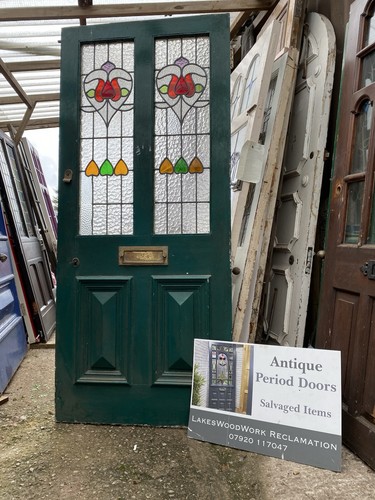 Antique front door victorian - front,