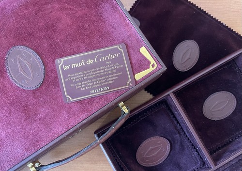 Vintage cartier red suede - cartier,