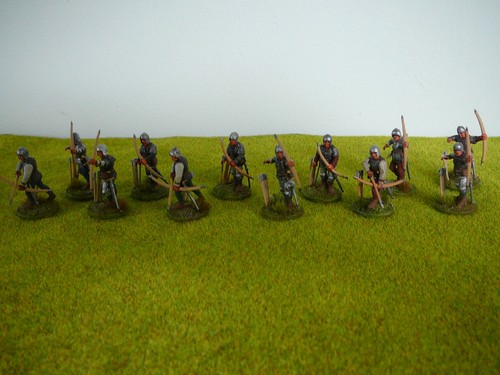 28mm medieval longbowmen - 28mm,