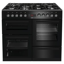 Beko KDVF100K Range Cooker 126L Dual Fuel Double Oven - [ID2110985192]