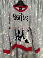 NEW w/o tags. Apple Corps. Ltd Official Beatles Christmas Jumper Size XL