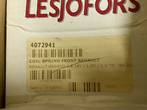 Lesjofors 4072941 front coil - lesjofors,