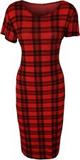 Womens Plus Size Red Tartan