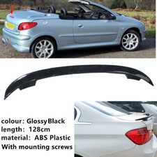 Fit For Peugeot 206 CC 2000-2007 Rear Boot Trunk Racing Spoiler Wing Universal