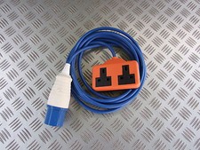 5 METRE 16 AMP BLUE 230V 240V