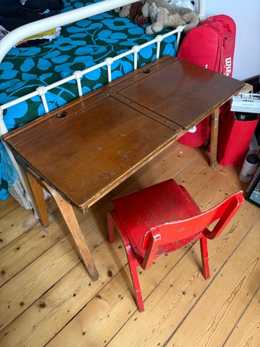 Vintage wooden school - vintage,