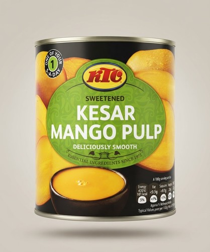 Ktc kesar mango pulp 850g - pulp,