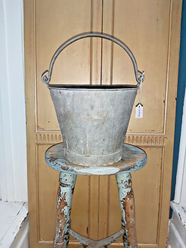 Vintage galvanised metal - galvanised,