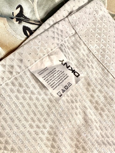 New dkny pure white curtain - new,