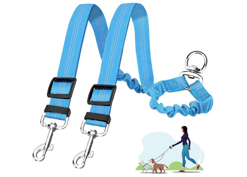 Double dog lead for walking - dog,