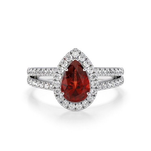 Solitaire pear ctw - solitaire,
