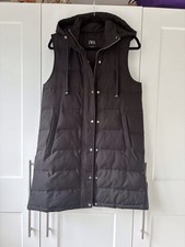 WOMENS PUFFER GILET ZARA  XS