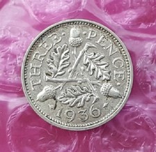 1936 George V 0.5 Silver Three