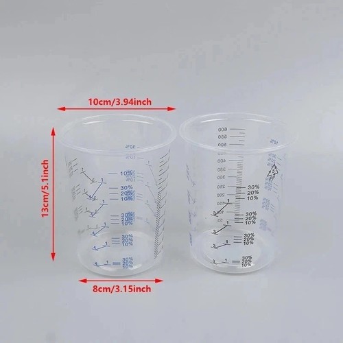 10pcs 600ml plastic paint - plastic,