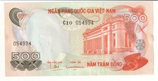 South vietnam 500 - 500, dong