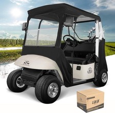Golf Cart Enclosure 2 Passenger for EZGO TXT RXV Waterproof Driving Rain Cover