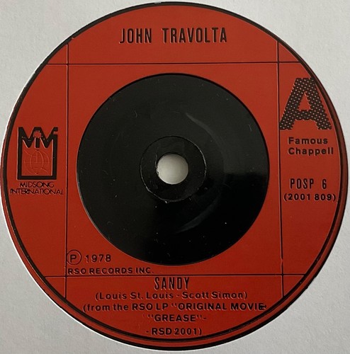 John travolta sandy 7 - -,
