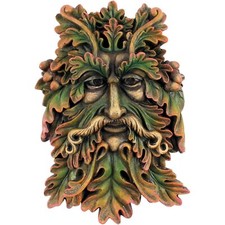 Green man wall plaque - man, –