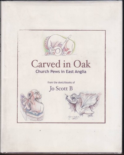 Carved oak church pews - in,