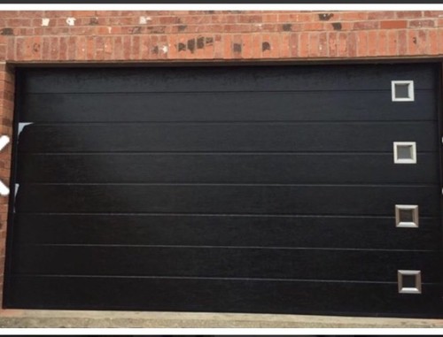 Modern rib sectional garage - modern,