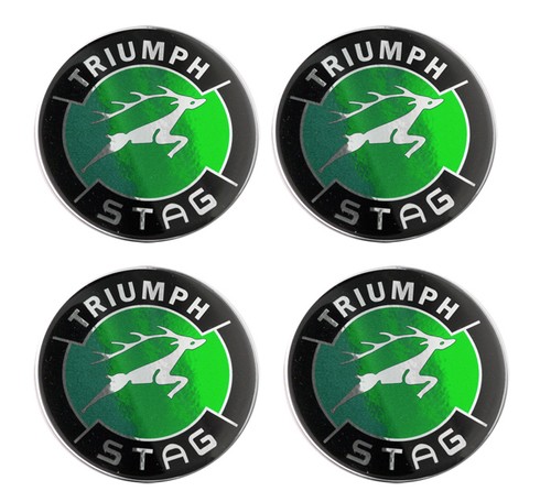 Triumph stag green - green, logo