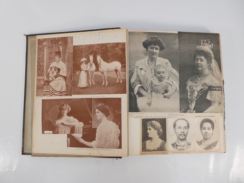 Victorian scrap book - book, with