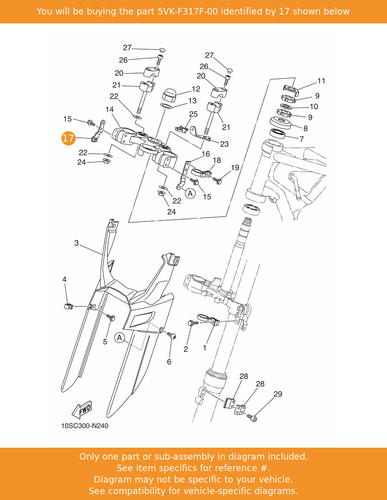 Yamaha stay 5vk f317f 00 - yamaha, 5vk-f317f-00