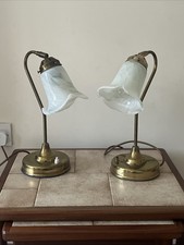 Pair Of Vintage Brass Swan