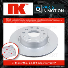 2x Brake Discs Pair Solid fits
