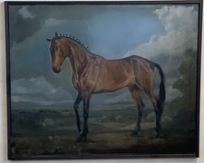 Oil Painting Horse Equine /