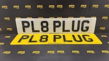 PAIR OF 3D GEL DOMED RESIN NUMBER PLATES 100% MOT AND ROAD LEGAL
