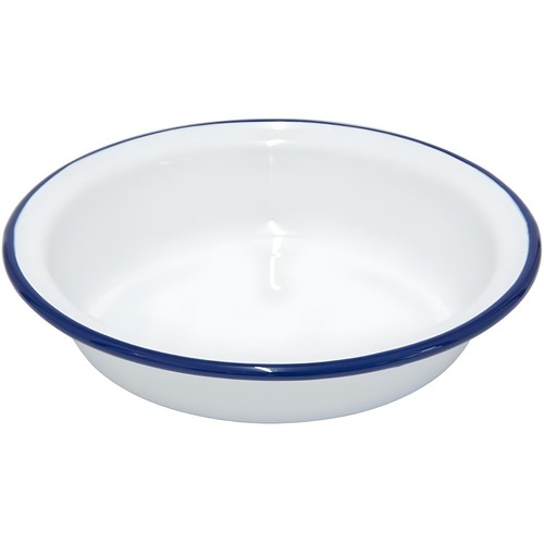 Falcon pie dish - round, white