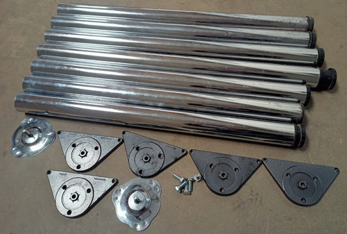 Adjustable chrome furniture - chrome,