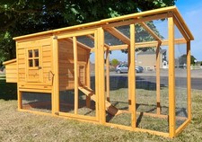 8FT CHICKEN COOP RUN HEN HOUSE