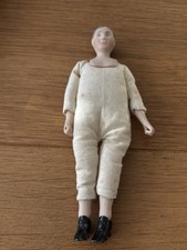 Vintage Doll Bisque Head, Hands & Feet Signed Soft Body Female 