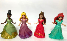 Disney Princess Magiclip Magic Clip On Dresses Dolls etc JOB LOT (L5)