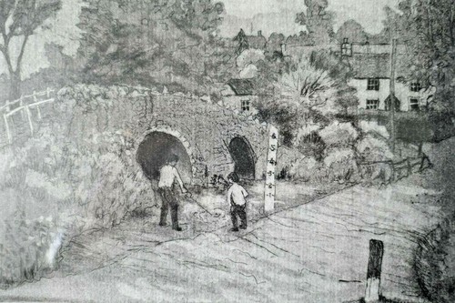 Packhorse bridge wellow - packhorse, bridge,