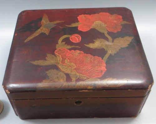 Vintage lacquered japanese - lacquered,