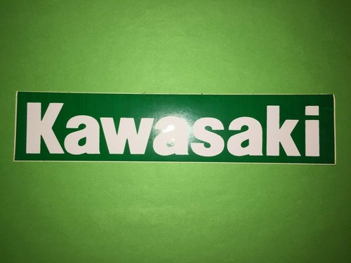 Kawasaki white green vinyl - on,
