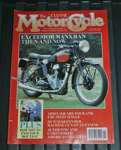 Classic motorcycle sept - sept, 1990