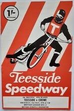 TEESSIDE v CREWE SPEEDWAY