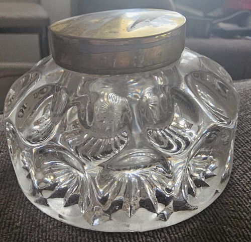 Vintage inkwell antique - inkwell,