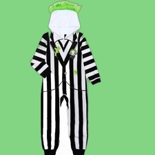 Beetlejuice Pajamas Hooded 1